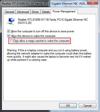 Windows 7 Wake On Lan Pixel It Knowledgebase